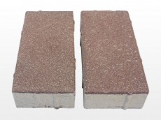 山東深紅透水磚